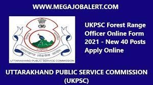 UKPSC Forest Range Officer Online Form 2021