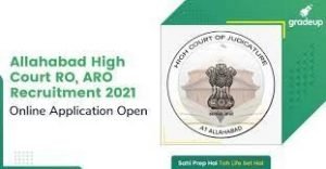 Allahabad High Court RO / ARO Online Form 2021
