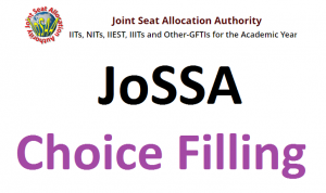 JOSAA 2021 Online Counselling