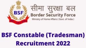 BSF Constable Tradesman Online Form