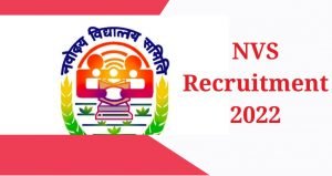 NVS Various Non Teaching Post Result 2022
