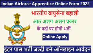 Indian Airforce Apprentice Online Form