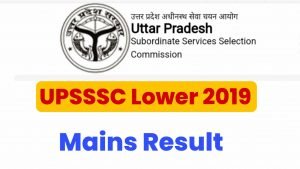 UPSSSC Lower 2019 DV Test Date