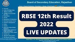 Rajasthan Board RBSE 10th Result 2022