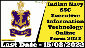 Navy SSC Executive IT Online Form 2022