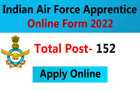 Air Force Station Chandigarh Apprentice Online Form 2022