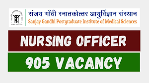 SGPGI Lucknow Nursing Officer Online Form 2023