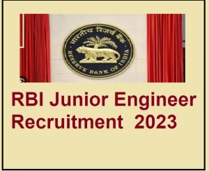 RBI Junior Engineer Online Form 2023