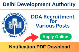 Delhi DDA Various Post Online Form 2023