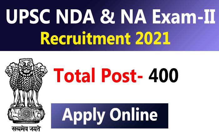 UPSC NDA II Online Form 2021