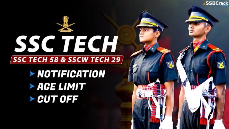 Indian Army SSC Tech Men 58 and Women 29 Online Form 2021