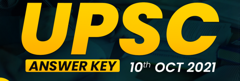 UPSC Prelims Answer Key