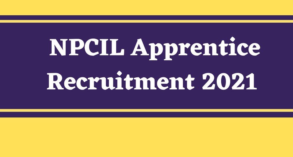 NPCIL Apprentice Online Form