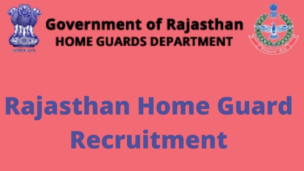 Rajasthan Home Guard Constable Online Form 2021