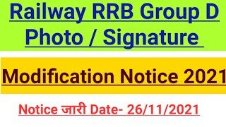 Railway RRB Group D Photo and Signature Modification