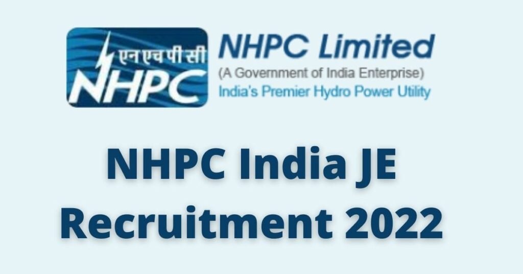 NHPC Junior Engineer Online Form
