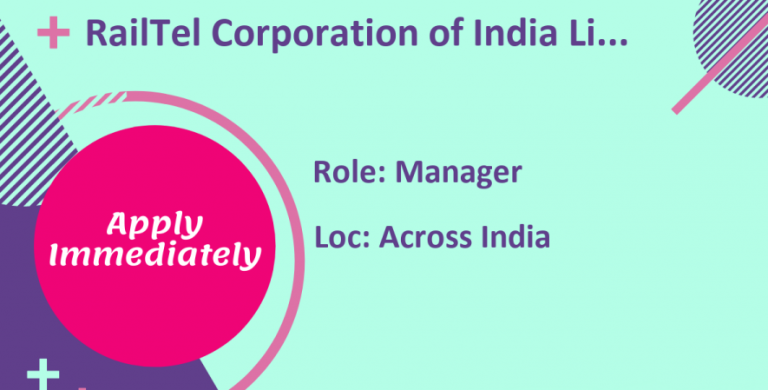Railtel Various Post Online Form