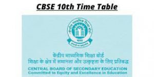 CBSE Board Term II Exam Time Table 2022