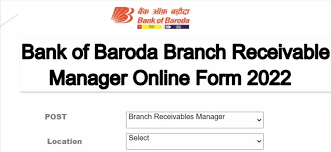 Bank of Baroda Branch Receivable Manager