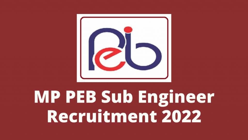 MP PEB Sub Engineer Online Form