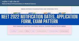 NTA NEET UG Online Form 2022