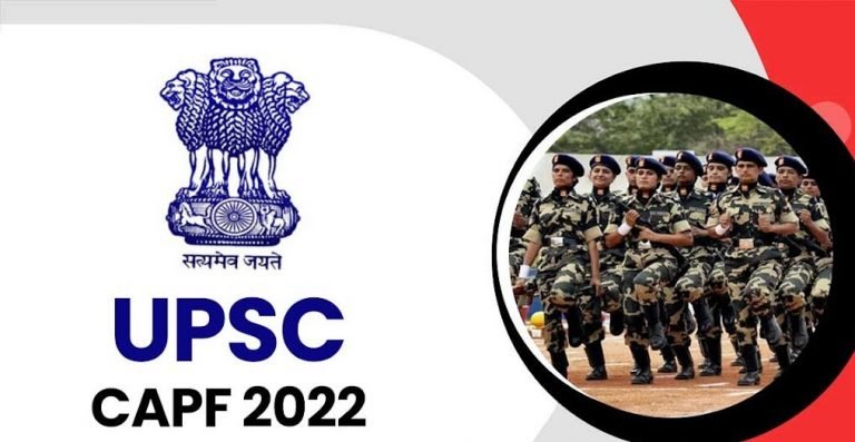 UPSC CPF AC Online Form 2022