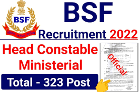 BSF Head Constable Min & ASI Stenographer
