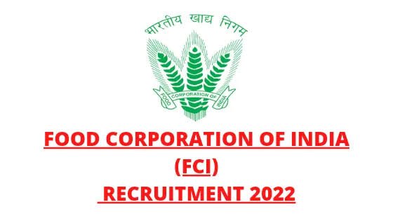 FCI Non Executives Various Post Online Form 2022