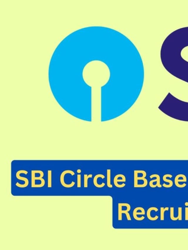 SBI Circle Based Officer Online Form