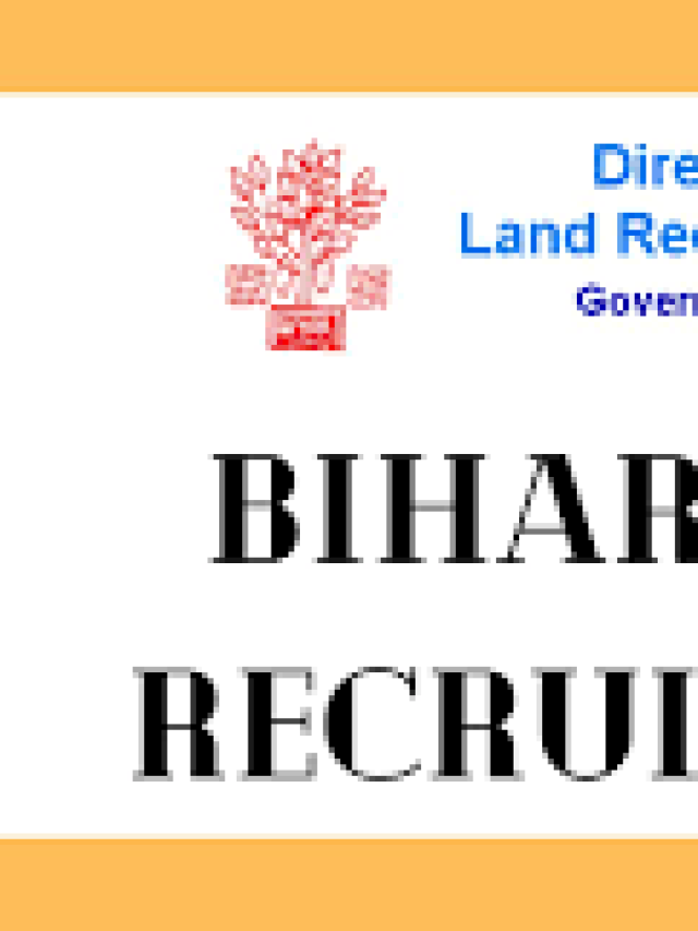 Bihar DLRS Various Post Online Form 2022