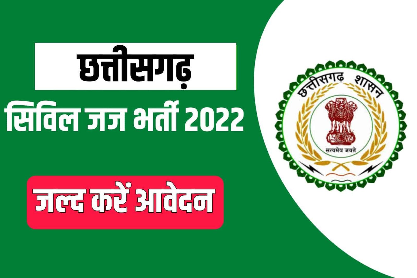 CGPSC Civil Judge Online Form 2022