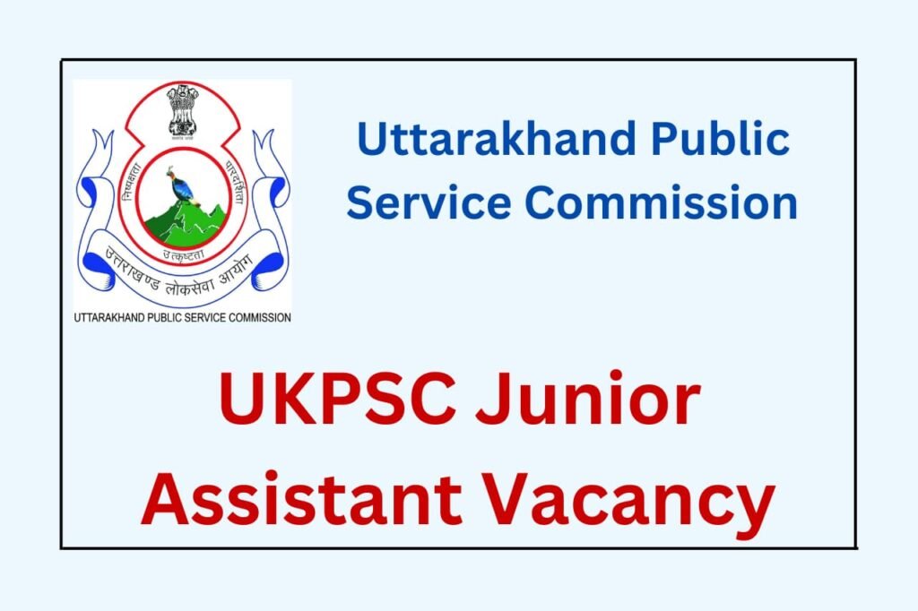 UKPSC Junior Assistant Online Form 2022