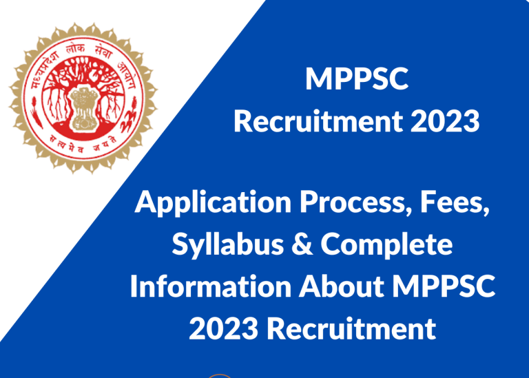 MPPSC Latest Recruitment 2023