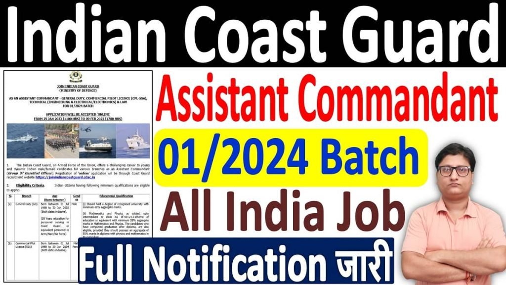 Coast Guard Assistant Commandant 01/2024