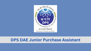 DPS DAE Junior Purchase Assistant Online Form