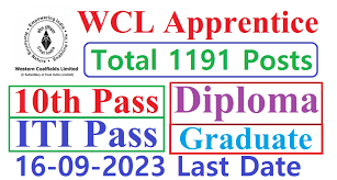 Western Coalfields WCL Apprentices Online Form 2023