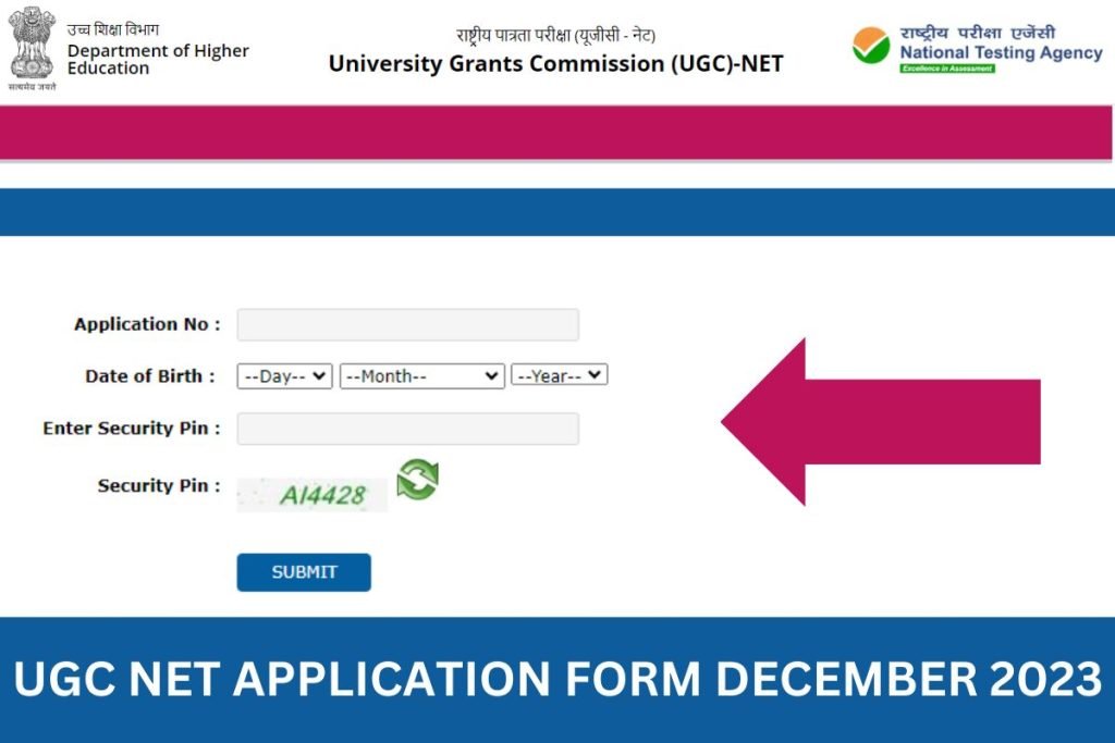 NTA UGC NET Online Form December 2023