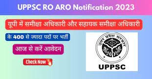 UPPSC Samiksha Adhikari RO / ARO Online Form 2023