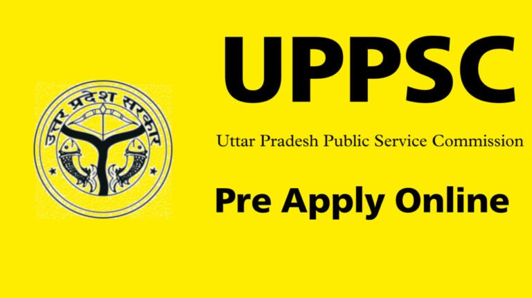 UPPSC Pre 2024 Online Form